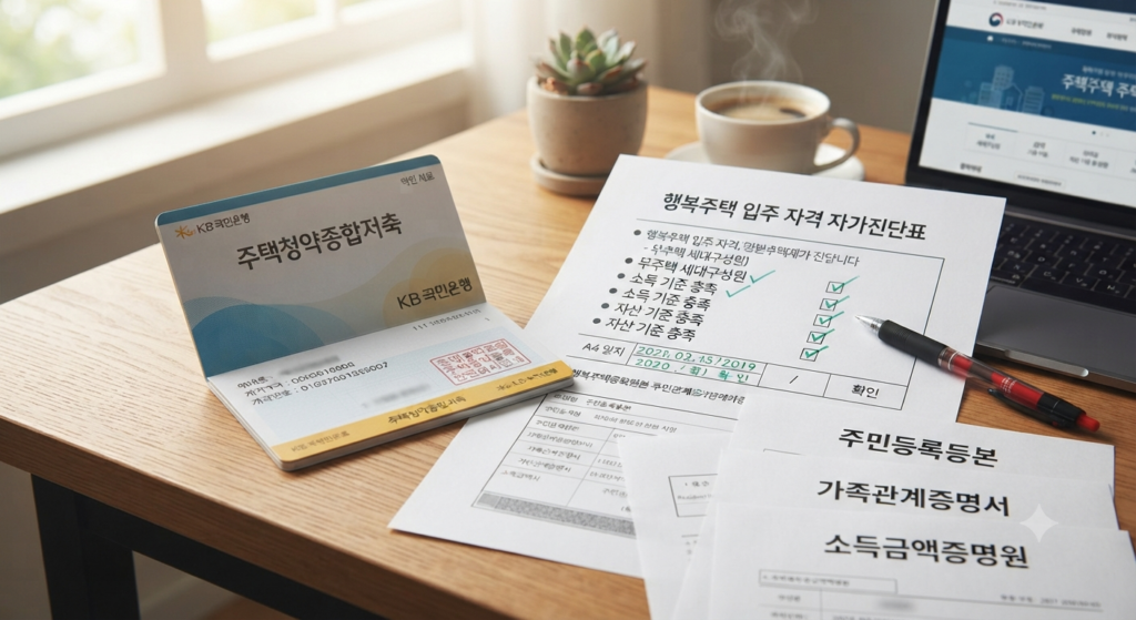 행복주택 신청 필요서류