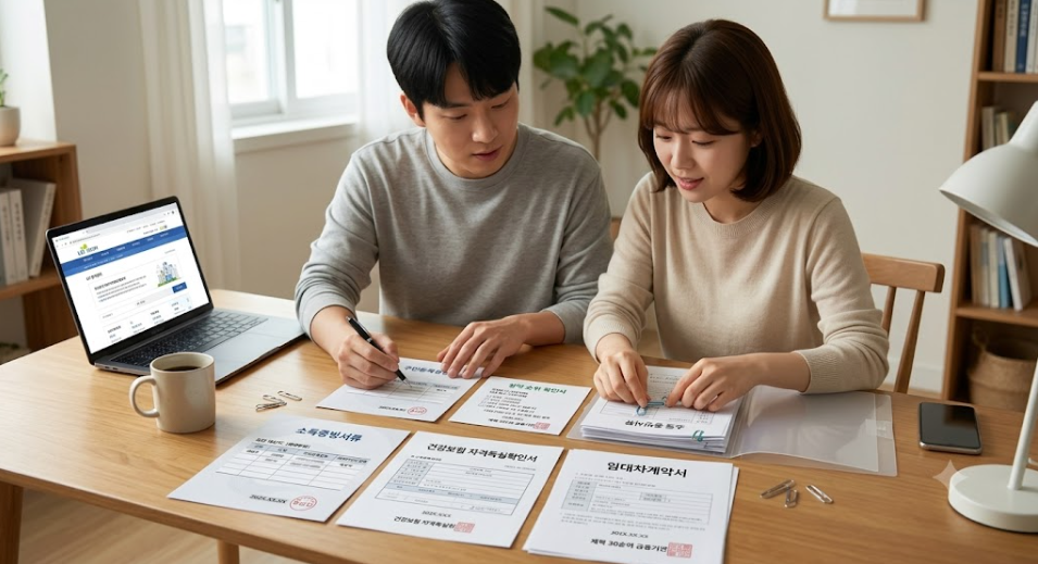 LH 임대주택 가점 합격 준비서류 준비