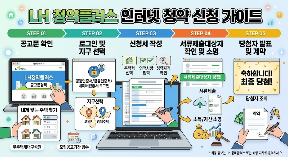 LH 청약플러스 신청과정