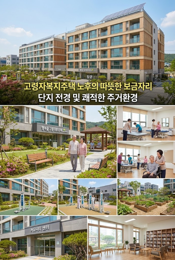 LH 영구임대주택 단지 외관과 쾌적한 주거 환경 전경