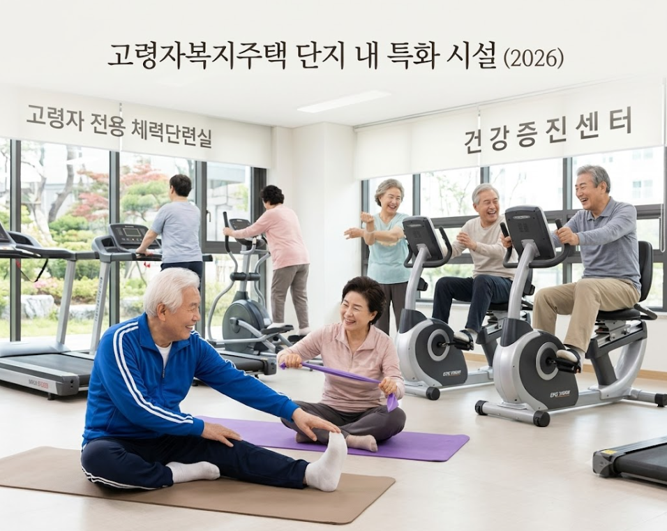고령자복지주택 조건, 특화시설
