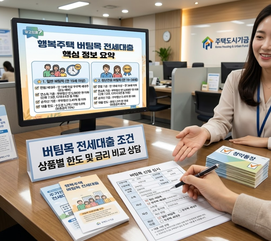 버팀목 전세대출 조건 상담