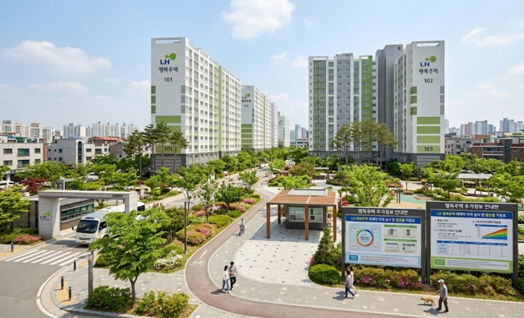 행복주택 단지 전경