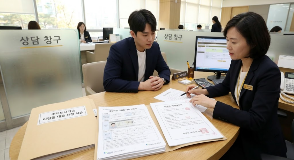 생애최초 디딤돌 대출 은행상담