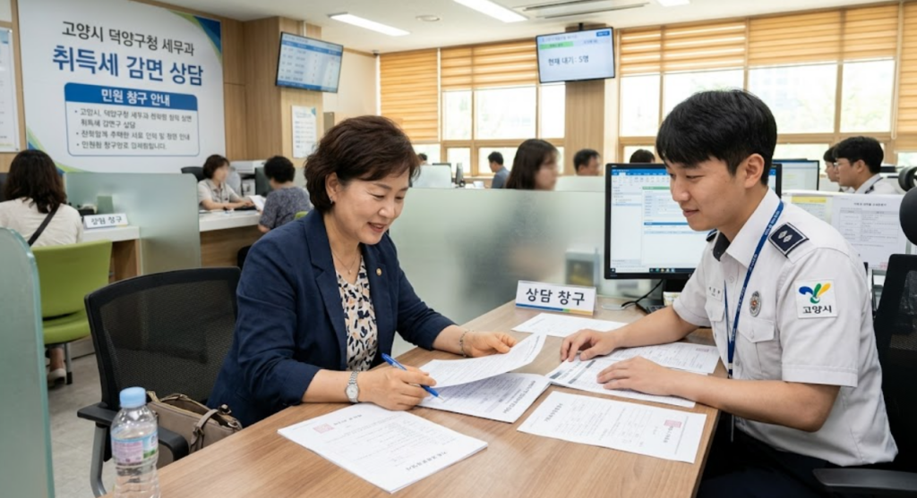 생애최초 취득세 감면 신청