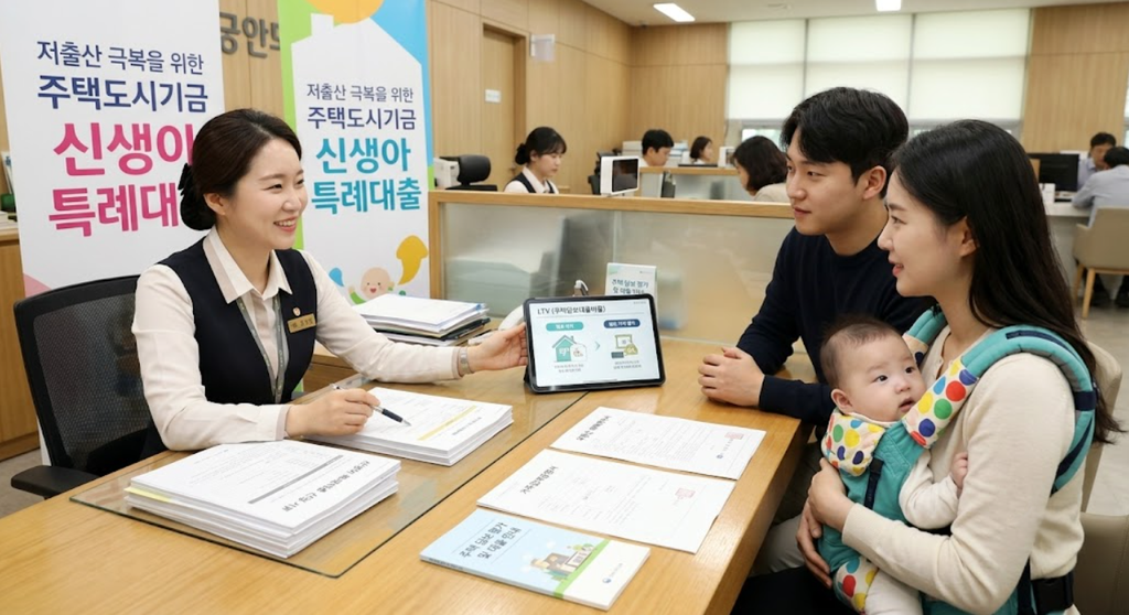신생아 특례대출 대상 주택 매매가 심사 및 접수 현장