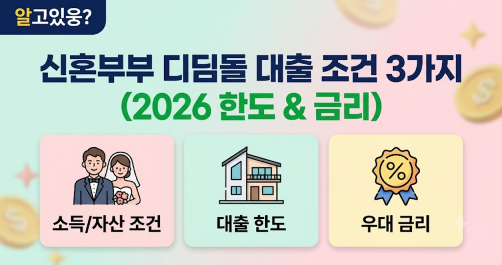 신혼부부 디딤돌 대출 조건