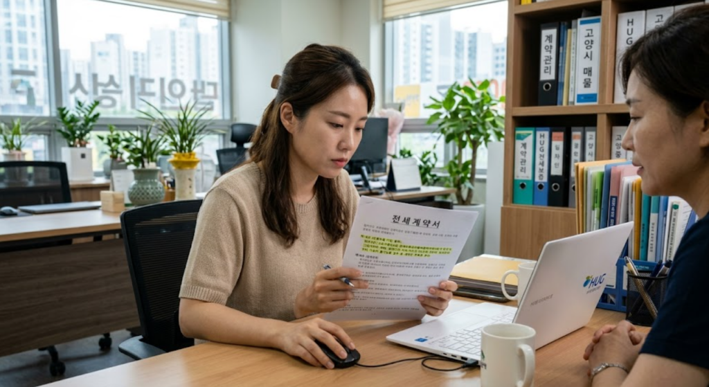 전세보증보험 부동산 문의