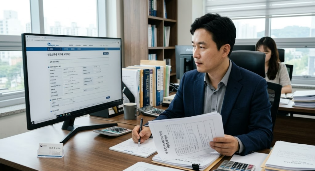 홈택스 양도소득세 비과세 계산